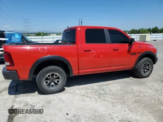 2018 Ram 1500 Rebel with VIN 1C6RR7YT2JS197612, listed as a Copart auction lot 60062745 with 60,591 mi miles and Salvage title. Bid and sale history available at DreamBid. Image 3.