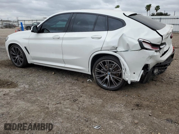 2023 BMW X4 xDrive30i z VIN 5UX33DT03P9S09146, wystawiony jako Copart lot #45924425 z przebiegiem 28 502 mil mil oraz Szkoda całkowita • Salvage title. Historia ofert i sprzedaży dostępna na DreamBid. Obrazek 2.