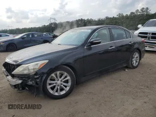 2013 Hyundai Genesis 3.8L with VIN KMHGC4DD0DU249371, listed as a Copart auction lot 51364264 with 115,861 mi miles and Salvage Title. Bid and sale history available at carsss.com. Image 1.