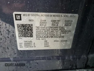 2019 Chevrolet Equinox LT z VIN 3GNAXUEV9KS534032, wystawiony jako Copart lot #52061345 z przebiegiem 93 230 mil mil oraz Szkoda całkowita • Salvage title. Historia ofert i sprzedaży dostępna na DreamBid. Obrazek 15.