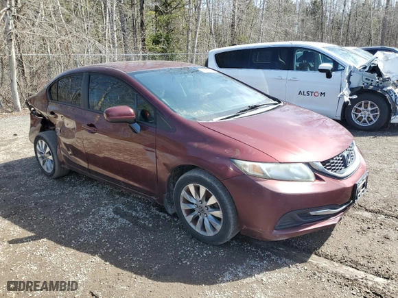 2014 Honda Civic Sedan LX with VIN 2HGFB2F47EH001807, listed as a Copart auction lot 51636245 with 214,962 mi miles and Salvage Title. Bid and sale history available at carsss.com. Image 4.