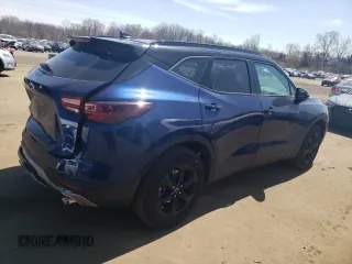 2023 Chevrolet Blazer LT с VIN 3GNKBHR49PS140971, выставлен на аукционе Copart как лот 53527345 с пробегом 18 592 миль миль и Списание • Salvage title. История ставок и продаж доступна на DreamBid. Изображение 3.