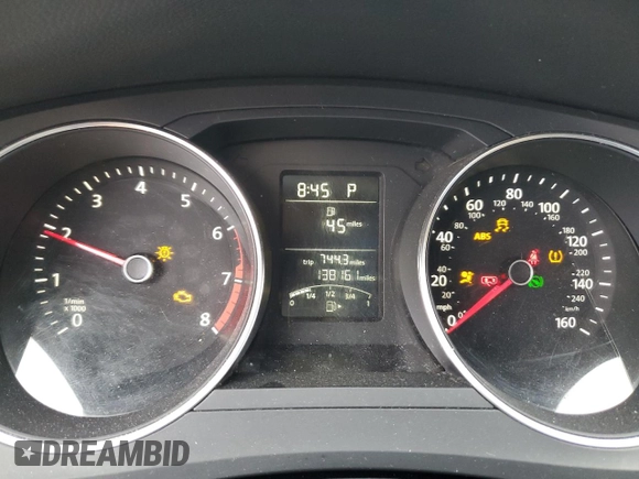 2015 Volkswagen Jetta Sedan 1.8T SE with VIN 3VWD07AJ3FM310549, listed as a Copart auction lot 44537835 with 138,161 mi miles and Salvage Title. Bid and sale history available at carsss.com. Image 9.