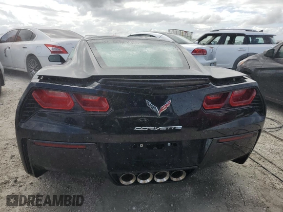 2014 Chevrolet Corvette 3LT with VIN 1G1YF2D7XE5105412, listed as a Copart auction lot 76275714 with Not provided miles and Non repairable. Bid and sale history available at DreamBid. Image 6.