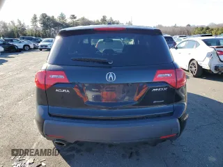 2007 Acura MDX Tech Pkg with VIN 2HNYD28347H524351, listed as a Copart auction lot 44102205 with 242,984 mi miles and Salvage Title. Bid and sale history available at carsss.com. Image 6.