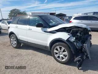 2018 Land Rover Range Rover Evoque SE with VIN SALVP2RX7JH323843, listed as a IAAI auction lot 41238518 with 43,687 mi miles. Bid and sale history available at carsss.com. Image 1.