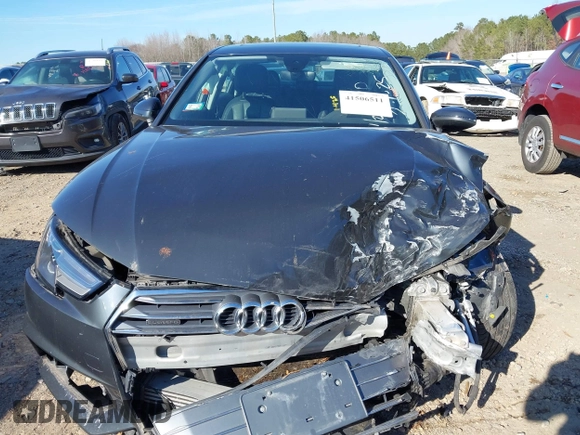 2018 Audi A4 Premium with VIN WAUDNAF47JA019737, listed as a IAAI auction lot 41506511 with 49,605 mi miles. Bid and sale history available at carsss.com. Image 12.