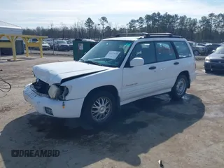 2001 Subaru Forester S w/Premium Pkg with VIN JF1SF65621H759426, listed as a IAAI auction lot 41577130 with 192,910 mi miles. Bid and sale history available at carsss.com. Image 2.