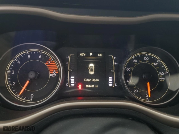 2016 Jeep Cherokee Altitude with VIN 1C4PJMCS6GW240578, listed as a Copart auction lot 53893845 with 234,431 mi miles and Clean Title. Bid and sale history available at carsss.com. Image 9.