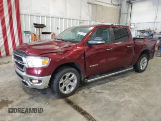 2019 Ram 1500 Big Horn with VIN 1C6SRFFT9KN847213, listed as a Copart auction lot 58730325 with 109,067 mi miles and Salvage title. Bid and sale history available at DreamBid. Image 1.