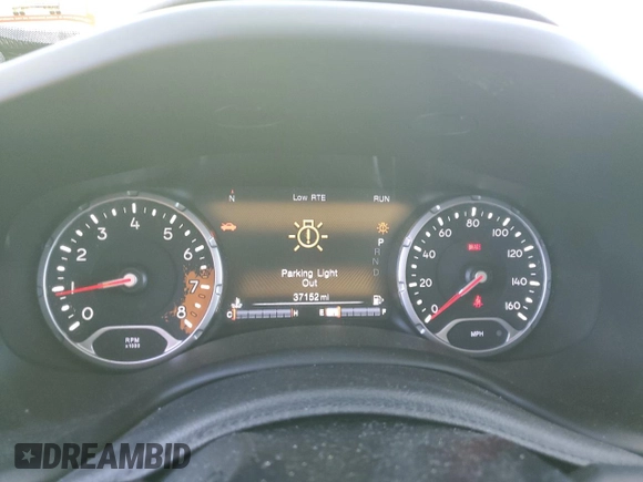 2018 Jeep Renegade Trailhawk with VIN ZACCJBCB0JPH49959, listed as a Copart auction lot 51521625 with 37,152 mi miles and Salvage Title. Bid and sale history available at carsss.com. Image 9.
