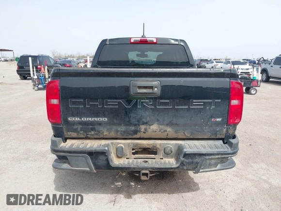 2021 Chevrolet Colorado 2WD LT with VIN 1GCGSCEN4M1141667, listed as a IAAI auction lot 41712760 with 105,905 mi miles. Bid and sale history available at carsss.com. Image 16.