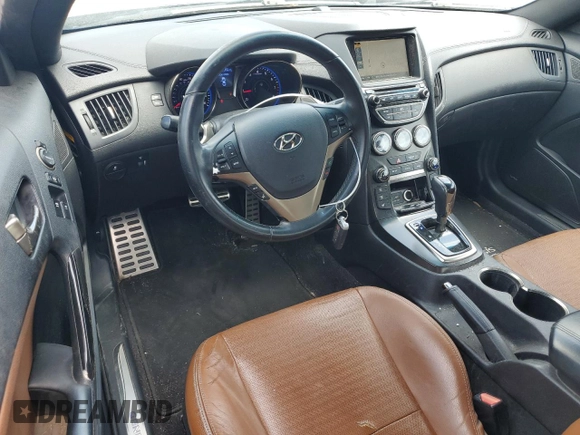 2016 Hyundai Genesis Coupe Ultimate with VIN KMHHU6KJ3GU134760, listed as a Copart auction lot 54653535 with 119,082 mi miles and Salvage title. Bid and sale history available at DreamBid. Image 8.