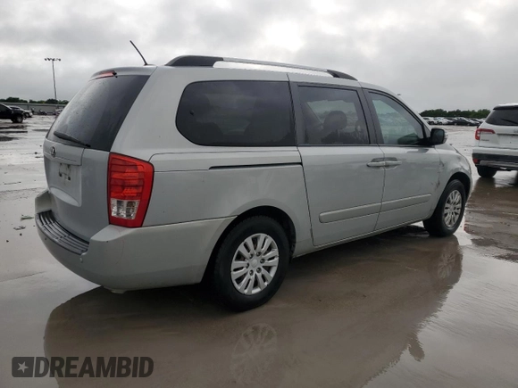 2014 Kia Sedona LX with VIN KNDMG4C73E6581348, listed as a Copart auction lot 54724885 with 117,670 mi miles and Salvage Title. Bid and sale history available at DreamBid. Image 3.