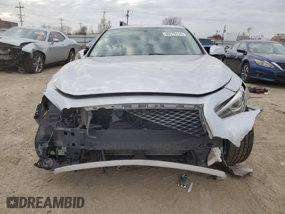 2017 Infiniti Q50 3.0t Sport with VIN JN1EV7AR4HM841419, listed as a Copart auction lot 85579134 with 101,216 mi miles and Salvage Title. Bid and sale history available at carsss.com. Image 5.