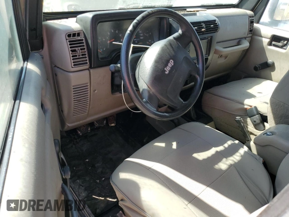 2006 Jeep Wrangler SE with VIN 1J4FA29166P705362, listed as a Copart auction lot 75252654 with 0 mi miles and Salvage Title. Bid and sale history available at carsss.com. Image 8.