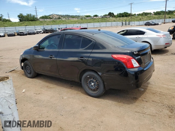 2016 Nissan Versa S with VIN 3N1CN7AP0GL906166, listed as a Copart auction lot 63160195 with 87,582 mi miles and Clean title. Bid and sale history available at DreamBid. Image 2.