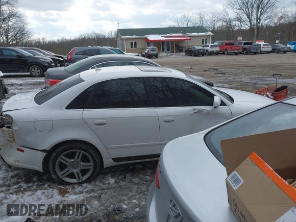 2008 Audi A4 2.0T z VIN WAUDF78E48A061783, wystawiony jako IAAI lot #41393613 z przebiegiem 178 712 mil mil oraz . Historia ofert i sprzedaży dostępna na DreamBid. Obrazek 13.