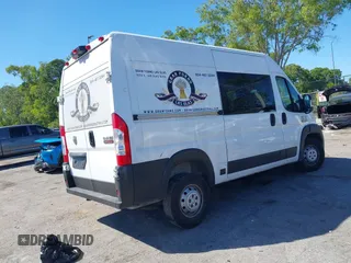 2022 Ram ProMaster Cargo with VIN 3C6LRVBG6NE118991, listed as a IAAI auction lot 41828552 with 55,016 mi miles. Bid and sale history available at carsss.com. Image 4.