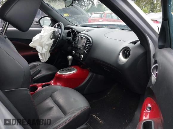 2014 Nissan Juke S with VIN JN8AF5MV0ET360336, listed as a IAAI auction lot 42260939 with 142,141 mi miles and . Bid and sale history available at DreamBid. Image 5.