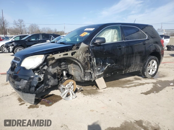 2015 Chevrolet Equinox LS with VIN 2GNALAEKXF1179812, listed as a Copart auction lot 48945075 with 0 mi miles and Non Repairable. Bid and sale history available at carsss.com. Image 1.