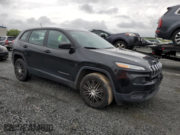 2016 Jeep Cherokee Sport with VIN 1C4PJLAB1GW136898, listed as a Copart auction lot 51580045 with 205,411 mi miles and Salvage Title. Bid and sale history available at carsss.com. Image 4.