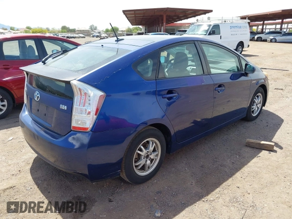 2010 Toyota Prius II with VIN JTDKN3DU2A0045452, listed as a IAAI auction lot 42149310 with 211,759 mi miles. Bid and sale history available at carsss.com. Image 4.