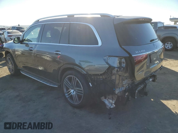 2021 Mercedes-Benz GLS 450 with VIN 4JGFF5KE0MA461614, listed as a Copart auction lot 39864104 with 34,534 mi miles and . Bid and sale history available at DreamBid. Image 2.