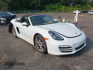 2014 Porsche Boxster z VIN WP0CA2A80ES120371, wystawiony jako IAAI lot #42389545 z przebiegiem 49 966 mil mil oraz . Historia ofert i sprzedaży dostępna na DreamBid. Obrazek 1.