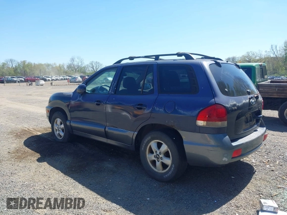 2005 Hyundai Santa Fe GLS with VIN KM8SC73D35U926492, listed as a IAAI auction lot 42131446 with 177,553 mi miles. Bid and sale history available at carsss.com. Image 3.