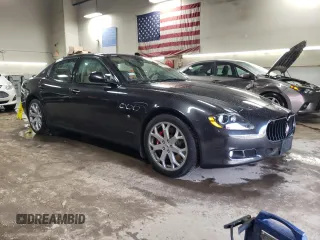 2012 Maserati Quattroporte S z VIN ZAM39JKAXC0065906, wystawiony jako Copart lot #52009945 z przebiegiem 55 058 mil mil oraz Szkody całkowita. Historia ofert i sprzedaży dostępna na DreamBid. Obrazek 4.