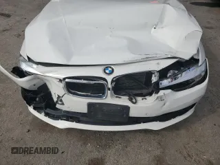 2017 BMW 3 Series 320i xDrive with VIN WBA8E5G57HNU22247, listed as a Copart auction lot 49698215 with Not provided miles and Salvage title. Bid and sale history available at DreamBid. Image 11.