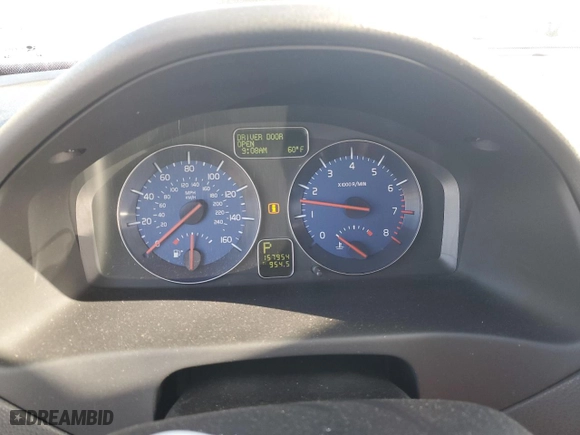 2011 Volvo C30 with VIN YV1672MK6B2225909, listed as a Copart auction lot 52343895 with 157,954 mi miles and Salvage Title. Bid and sale history available at carsss.com. Image 9.