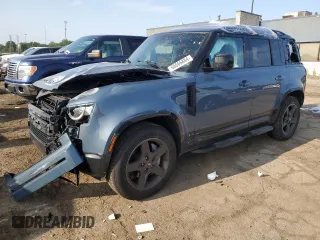 2024 Land Rover Defender X-Dynamic SE with VIN SALE27EU8R2268390, listed as a Copart auction lot 68666884 with 5,734 mi miles and Non Repairable. Bid and sale history available at carsss.com. Image 1.
