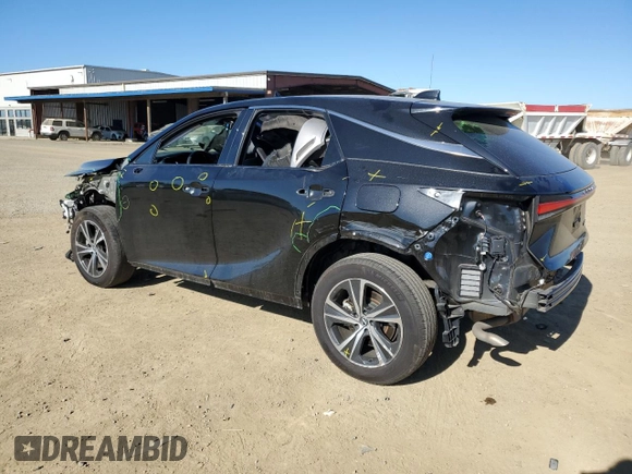 2023 Lexus RX 350 with VIN 2T2BAMBAXPC021856, listed as a Copart auction lot 56185115 with 36,438 mi miles and Salvage title. Bid and sale history available at DreamBid. Image 2.