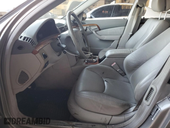 2004 Mercedes-Benz S-Class 4.3L with VIN WDBNG70JX4A392518, listed as a Copart auction lot 85789154 with 156,840 mi miles and Clean Title. Bid and sale history available at carsss.com. Image 7.