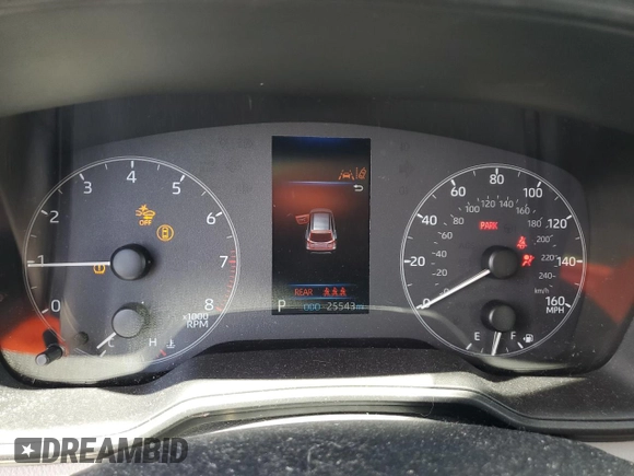 2023 Toyota Corolla Cross L with VIN 7MUAAAAG1PV044251, listed as a Copart auction lot 51794085 with 25,543 mi miles and Salvage title. Bid and sale history available at DreamBid. Image 9.