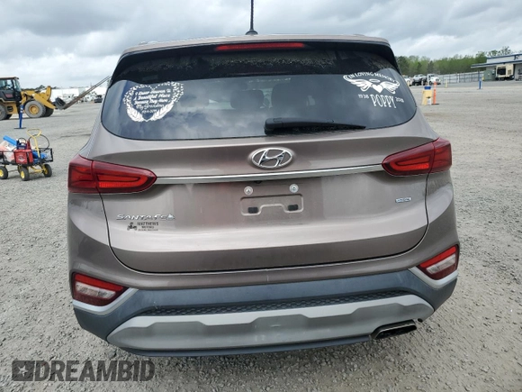 2020 Hyundai Santa Fe SE with VIN 5NMS2CAD2LH229290, listed as a Copart auction lot 49957075 with 97,938 mi miles and Salvage Title. Bid and sale history available at DreamBid. Image 6.