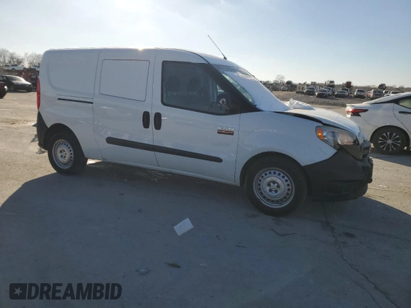 2017 Ram ProMaster City Cargo Van Tradesman with VIN ZFBERFAB4H6E21507, listed as a Copart auction lot 46159765 with 140,260 mi miles and Salvage Title. Bid and sale history available at carsss.com. Image 4.