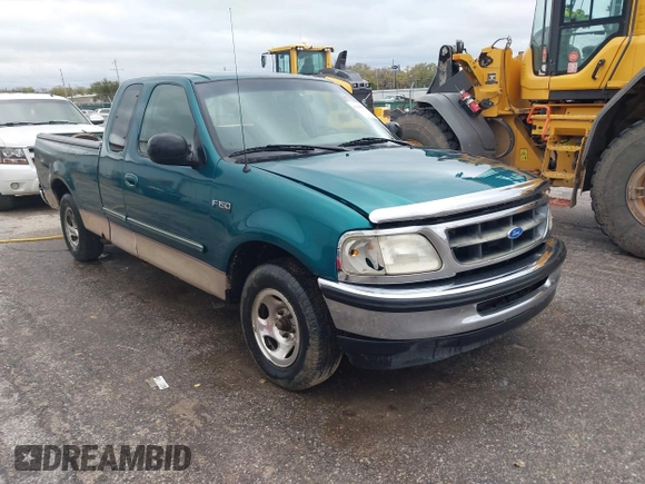 1997 Ford F-150 XL with VIN 1FTEX17LXVNC32588, listed as a IAAI auction lot 40848063 with 210,113 mi miles and . Bid and sale history available at DreamBid. Image 1.