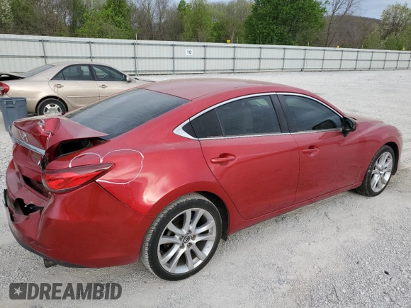 2016 Mazda 6 i Touring with VIN JM1GJ1V55G1483981, listed as a Copart auction lot 50818435 with 101,723 mi miles and Salvage Title. Bid and sale history available at DreamBid. Image 3.