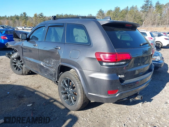 2017 Jeep Grand Cherokee Altitude with VIN 1C4RJFAG1HC927232, listed as a IAAI auction lot 41742566 with 123,903 mi miles and . Bid and sale history available at DreamBid. Image 3.