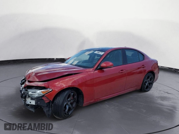 2017 Alfa Romeo Giulia Ti with VIN ZARFAECN6H7530655, listed as a Copart auction lot 52271643 with 93,792 mi miles. Bid and sale history available at carsss.com. Image 1.