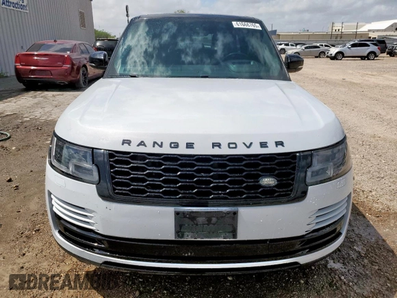 2022 Land Rover Range Rover Westminster z VIN SALGS2RU2NA470745, wystawiony jako Copart lot #61666765 z przebiegiem 74 607 mil mil oraz Czysty tytuł • Clean title. Historia ofert i sprzedaży dostępna na DreamBid. Obrazek 5.