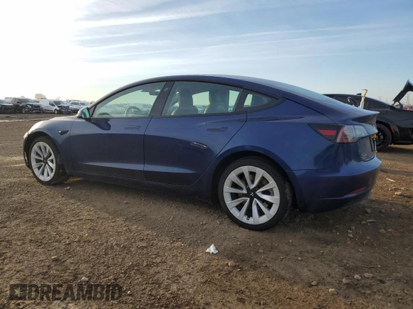 2023 Tesla Model 3 with VIN 5YJ3E1EA3PF448380, listed as a Copart auction lot 48623325 with 37,468 mi miles and Salvage Title. Bid and sale history available at DreamBid. Image 2.