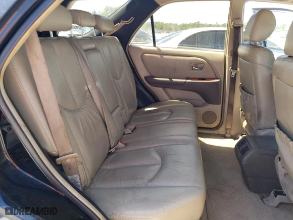 2002 Lexus RX 300 with VIN JTJGF10U520124559, listed as a Copart auction lot 52139945 with 185,000 mi miles and Clean Title. Bid and sale history available at carsss.com. Image 11.