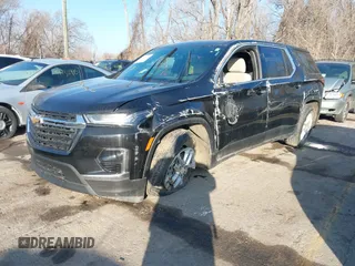 2022 Chevrolet Traverse LS with VIN 1GNERFKW1NJ100164, listed as a IAAI auction lot 41137708 with 49,805 mi miles and . Bid and sale history available at DreamBid. Image 2.