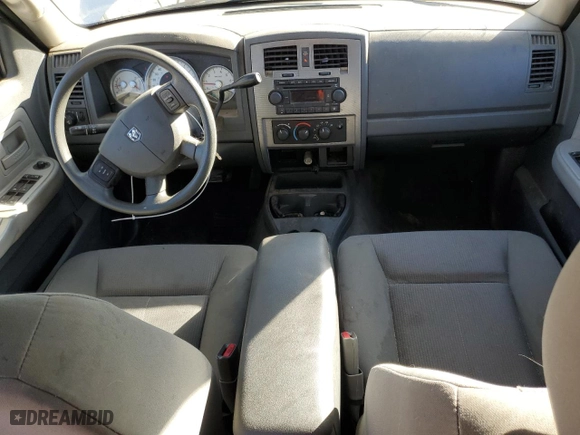 2006 Dodge Dakota SLT with VIN 1D7HE48N66S502543, listed as a Copart auction lot 80529864 with 96,027 mi miles and Salvage Title. Bid and sale history available at carsss.com. Image 8.