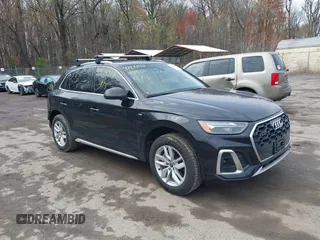 2022 Audi Q5 S line Premium z VIN WA1GAAFY4N2046211, wystawiony jako IAAI lot #41934968 z przebiegiem 36 437 mil mil oraz . Historia ofert i sprzedaży dostępna na DreamBid. Obrazek 1.