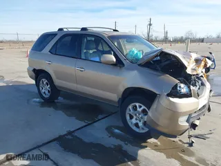 2001 Acura MDX Touring Pkg with VIN 2HNYD18841H503920, listed as a IAAI auction lot 41382618 with 242,319 mi miles. Bid and sale history available at carsss.com. Image 1.